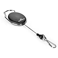 Durable 832701 Clip de lazo Estilo Jojo (con gancho de resorte) 1 pieza- negro
